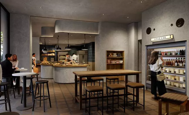 1F Bakery: A bakery open to the neighborhood, seamlessly connected to the hotel