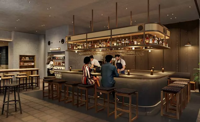 1F Cafe Bar: Enjoy your time however you like at the bar counter