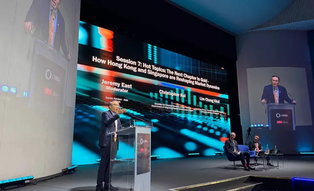 SFST articulates Hong Kong's gold master plan at Global Precious Metals Conference Source: HKSAR Government Press Releases