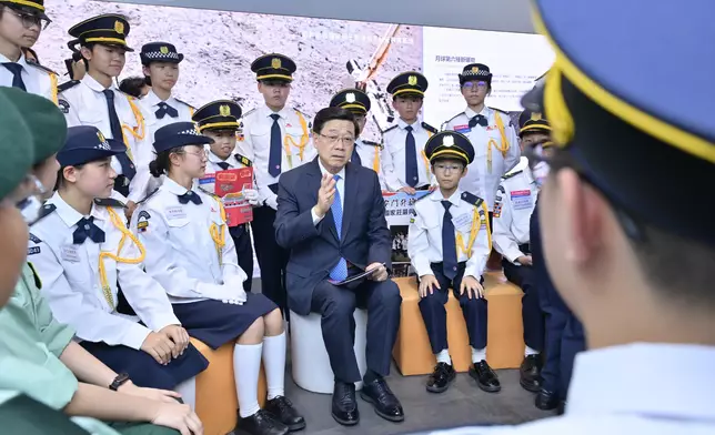 CE commends members of "Salute to the National Flag" Beijing Visit Delegation Source: HKSAR Government Press Releases
