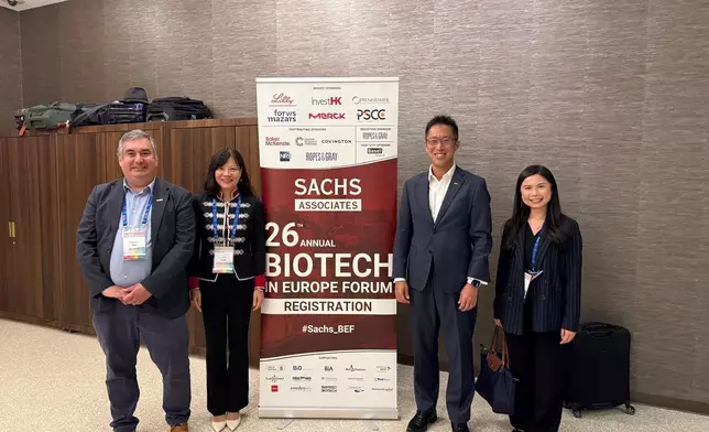 HKETO Berlin promotes Hong Kong's biotech advantages at 26th Annual Biotech in Europe Forum Source: HKSAR Government Press Releases