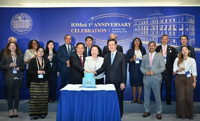 Speech by CE at International Organization for Mediation 1st Anniversary Celebration (with photos/video) Source: HKSAR Government Press Releases