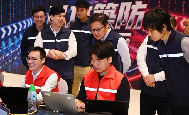 The Hong Kong Cybersecurity Attack and Defence Drill 2026 was launched today (October 29). Photo shows the attacking teams comprising personnel from experienced Hong Kong and Mainland cybersecurity professional organisations as well as tertiary institutions. Source: HKSAR Government Press Releases