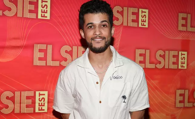 FILE - Jordan Fisher attends the 7th annual Elsie Fest, Broadway's music festival on Sept. 8, 2024, in New York. (Photo by CJ Rivera/Invision/AP, File)