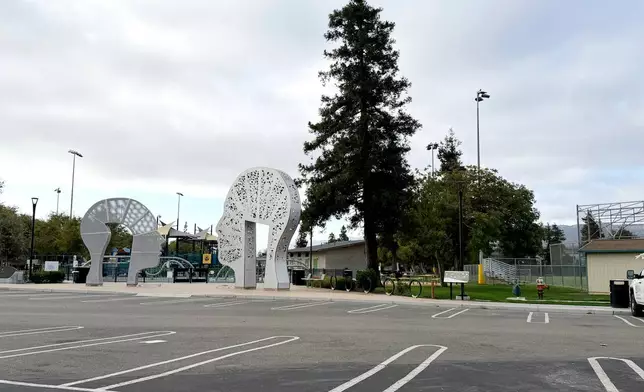 A parking lot at Dublin Sports Grounds is seen in Dublin, Calif., Monday, Sept. 28, 2026. (Sarah Dussault/Bay Area News Group)