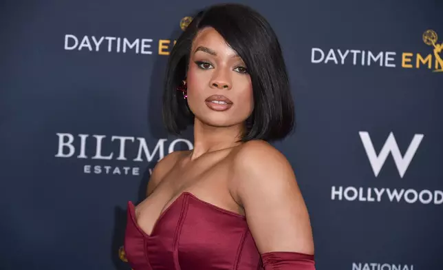 Ambyr Michelle arrives at the 53rd Annual Daytime Emmy Awards on Friday, Oct. 30, 2026, at the Hollywood Palladium in Los Angeles. (Photo by Richard Shotwell/Invision/AP)