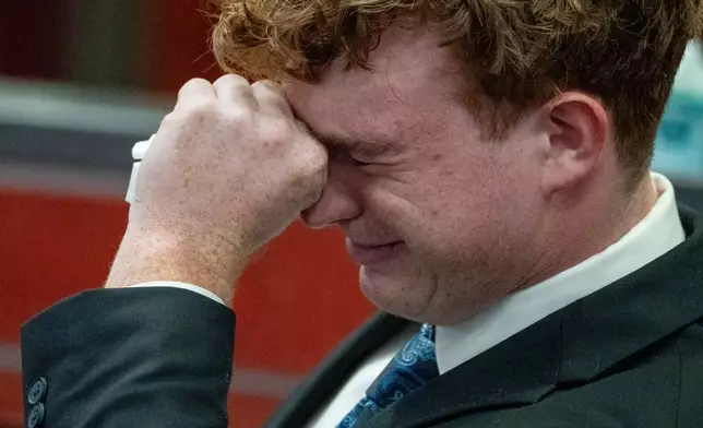 Carter Eslick during his sentencing hearing in Coconino County Superior Court in Flagstaff, Ariz., on Wednesday, Sept. 30, 2026. (Mark Henle/The Arizona Republic via AP, Pool)
