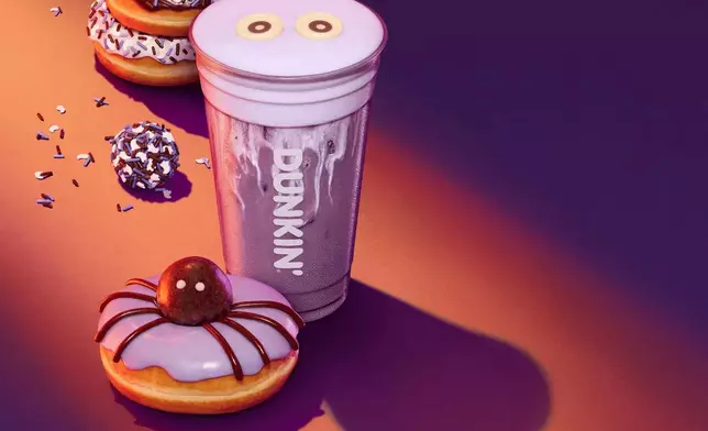 Dunkin’s Spider Donut returns for Halloween alongside the all-new Berry Battie Daydream Refresher, available nationwide for a limited time.
