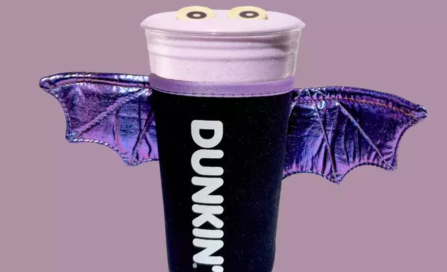 For a limited time, guests who purchase a Berry Battie Daydream Refresher on Oct. 16 will receive a limited-edition Dunkin’ Bat Cup Sleeve, while supplies last.