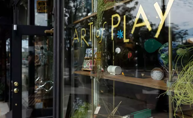 A general view shows Art of Play, Tuesday, Oct. 13, 2026, in the Brooklyn borough of New York. (AP Photo/Yuki Iwamura)