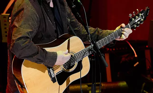 FILE - John Anderson performs at the ceremony for the 2013 inductions into the Country Music Hall of Fame in Nashville, Tenn., on Oct. 27, 2013. (AP Photo/Mark Zaleski, File)