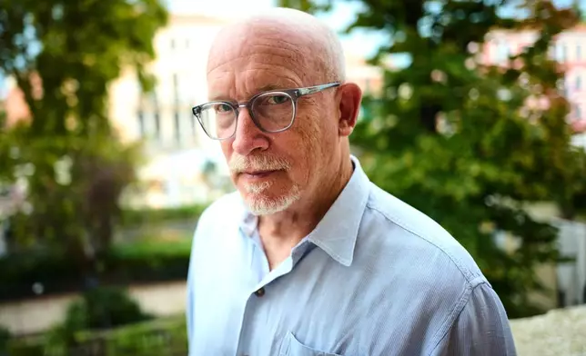 FILE - Director Alex Gibney poses for portrait photographs for the film 'Musk' during the 83rd edition of the Venice Film Festival in Venice, Italy, on Wednesday, Sept. 9, 2026. (Photo by Scott A Garfitt/Invision/AP, File)