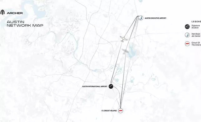 Archer’s planned Austin network