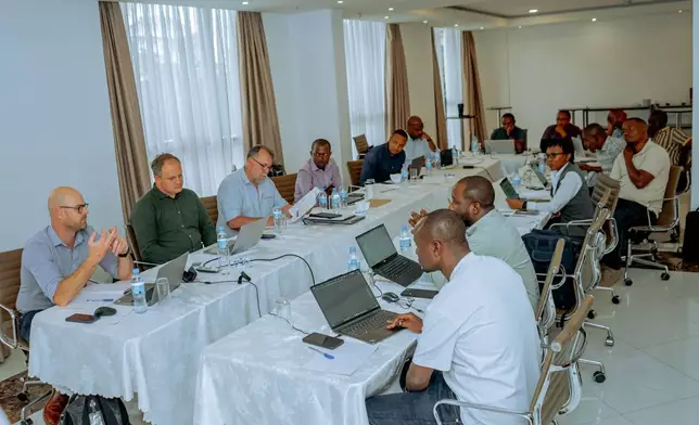 Figure 3: Tembo and TANESCO technical teams workshop on the 220kV high voltage overhead line