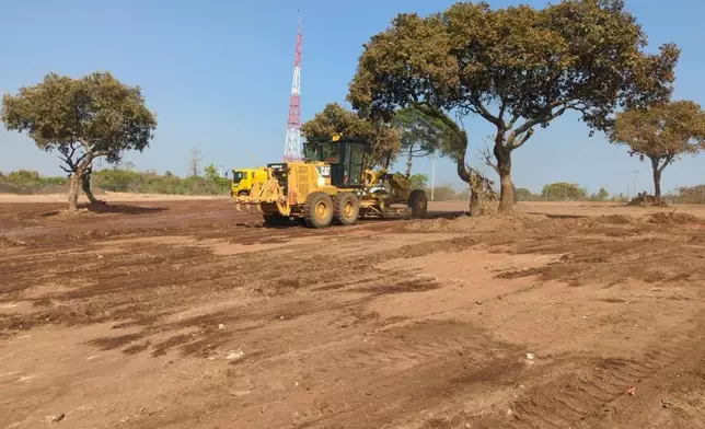 Figure 4: Laydown area grading and compaction for leveling