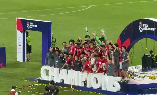 Hong Kong, China Football Team won the championship in the FIFA ASEAN Challenge Cup 2026 (Division 2). Photo by Bastille Post