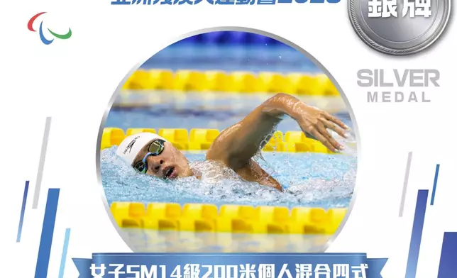 Chan Yui-lam. Photo source: FB@China Hong Kong Paralympic Committee