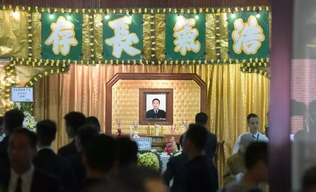 四級火殉職消防隊目許志傑設靈。