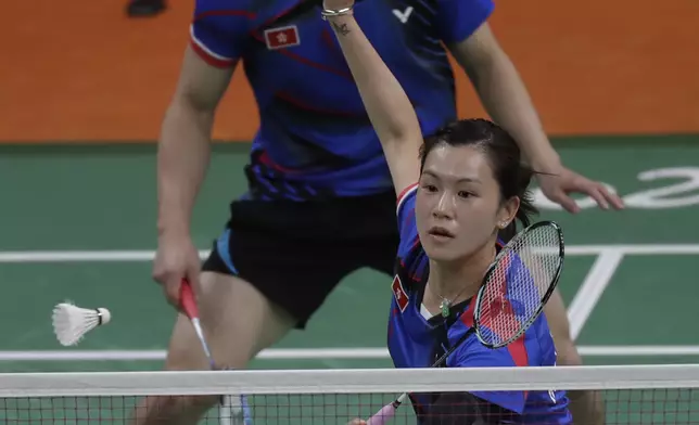 周凱華(前)、李晉熙(圖︰AP)