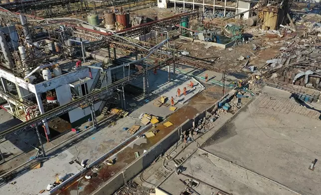 江蘇鹽城3月21日發生化工廠重大爆炸事故（新華社圖片）