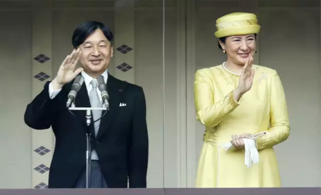 新天皇德仁即位。AP圖片