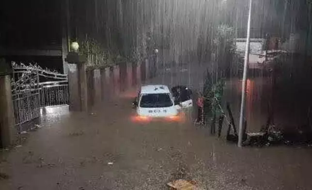 江西省6月起已發生多場暴雨。網上圖片