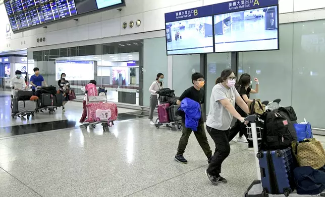 新確診個案中，大部分人曾外遊。資料圖片