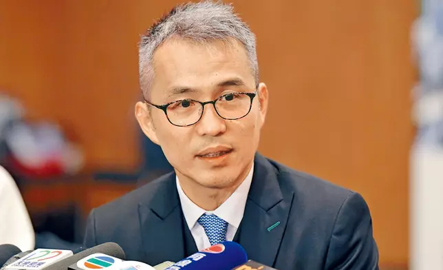 律政司刑事檢控專員梁卓然。