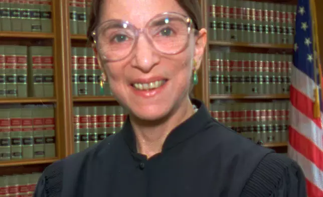 已故自由派大法官金斯柏格。(AP圖片)