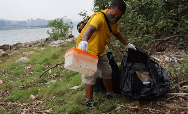貓哥指，「垃圾永遠撿不完，但每帶走一件，對環境的傷害已減少一分！」