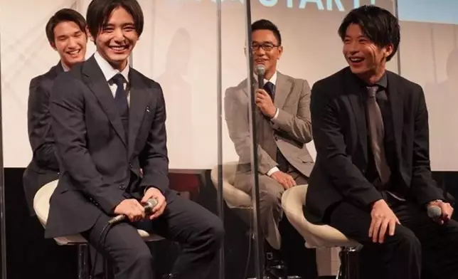 田中出席新劇宣傳還笑晒口。