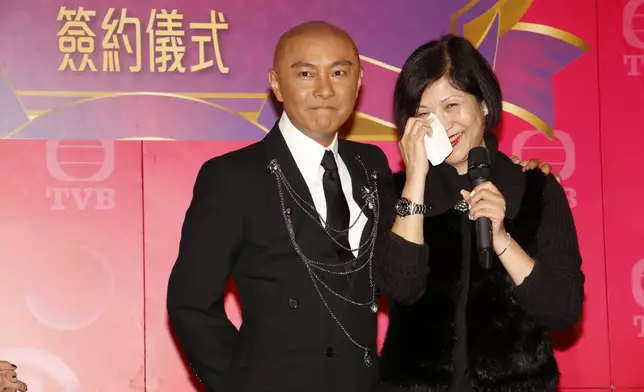 2018年，張衛健不計酬勞回TVB拍攝劇集《大帥哥》，令曾勵珍感動落淚。（資料圖片）