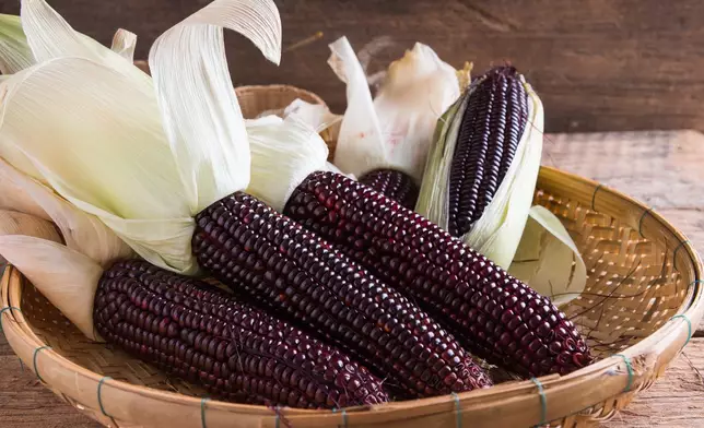 紫色粟米。GETTY圖片