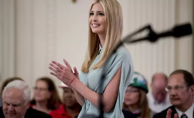 伊萬卡。AP圖片