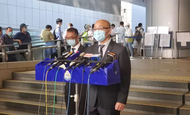 警方網罪組總督察現戴子斌。