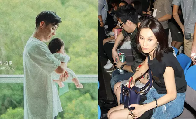 周柏豪可以抱囡囡拍MV，又計劃明年與太太試婚紗作補償，生活愜意。