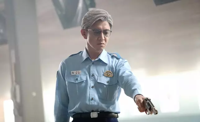 木村正在拍攝《教場2》，飾演白頭教官。