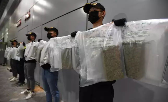 海關檢380萬元大麻花。
