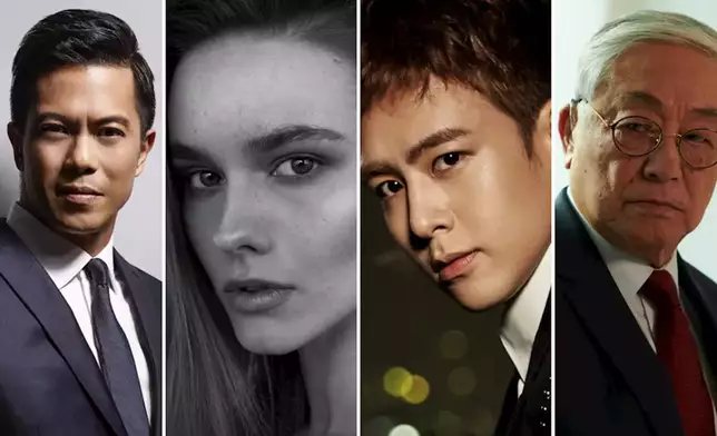 （左至右）文峰、Dominika Kachlik、Nichkhun、曾江(網上圖片)