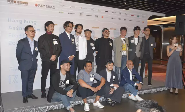 昨晚是《第17屆香港亞洲電影節HKAFF》開幕禮，林家棟、劉俊謙、導演陳健朗、演員袁富華、白只、杜燕歌、周祉君、朱栢謙、Bipin Karma等都有出席。