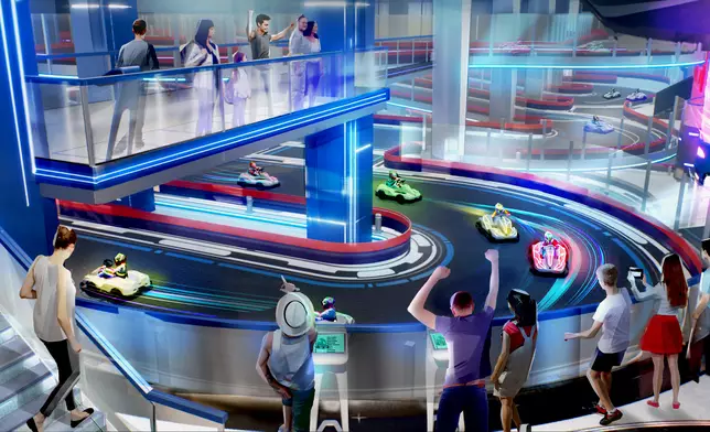 「11 SKIES」將會提供全球最長的室內外小型賽車場SkyTrack。