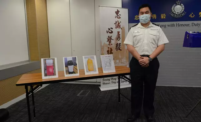 警方檢獲藥物。