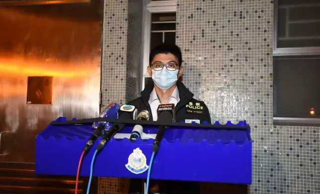 油尖警區助理指揮官(刑事)署理警司湯淦維。