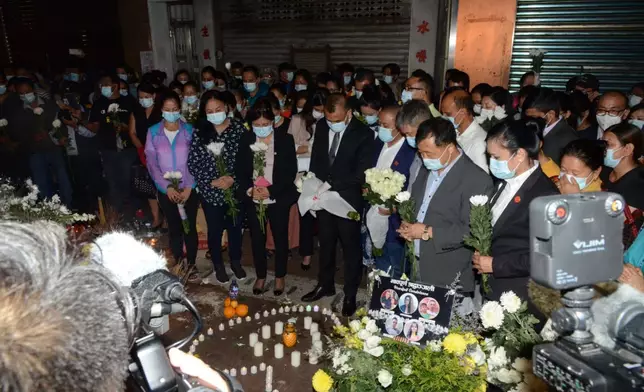 尼泊爾領事館及尼泊爾在港僑民到場悼念火警死難者。
