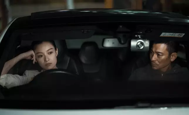 倪妮與華仔的第一場戲在車內拍攝。