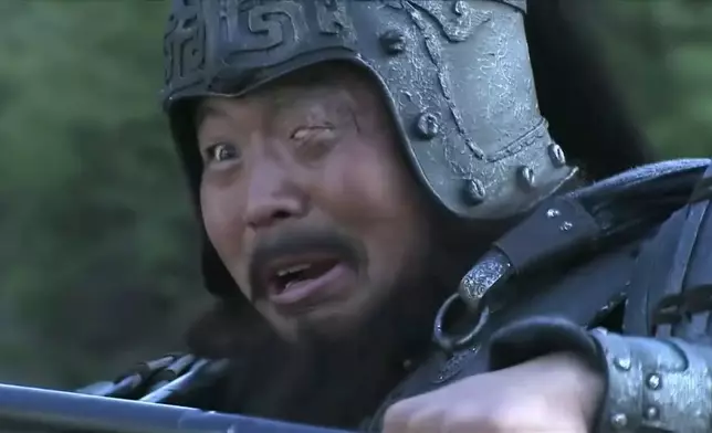 影視中的夏侯惇 (網上圖片)