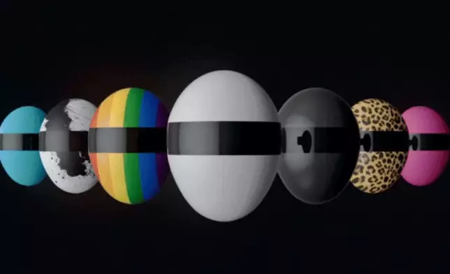 之後公司會推出多種花紋面罩如粉紅、豹紋、潑墨、彩虹等圖案供用家選擇‧。(網上圖片)