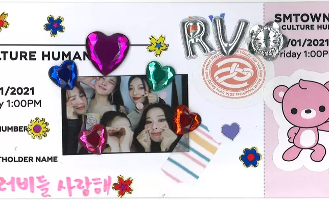 Red Velvet最新公開的5人合照（網上圖片）