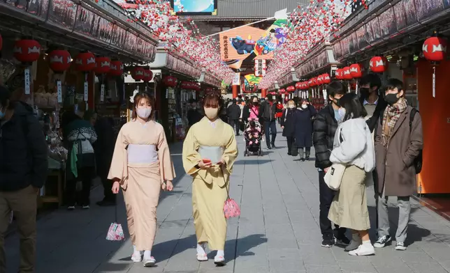 日本街頭（AP圖片）