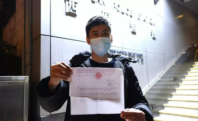 岑敖暉早前被捕後獲保釋候查。資料圖片